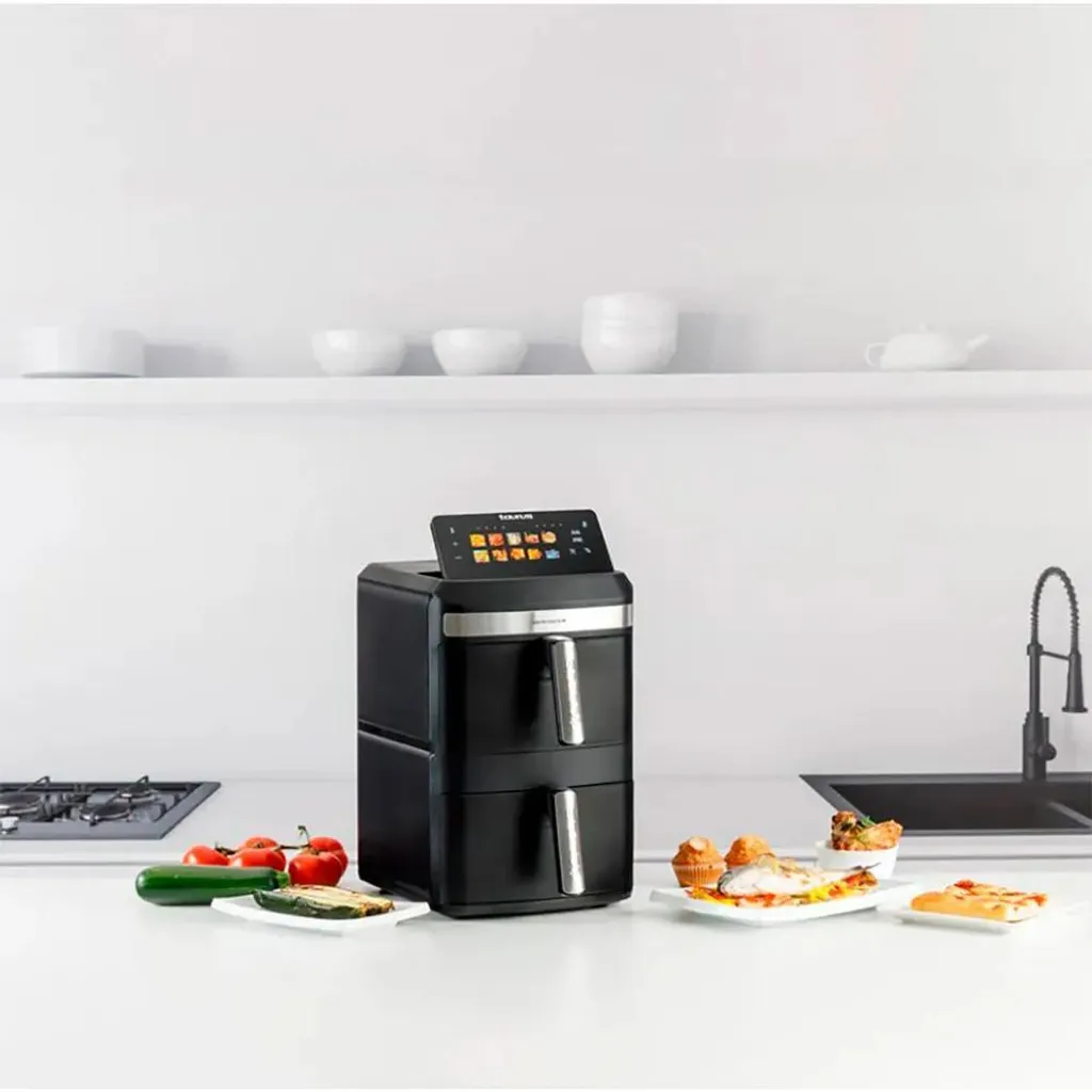 Friteuse Air Duo Slim TAURUS à double compartiment et format compact - 2
