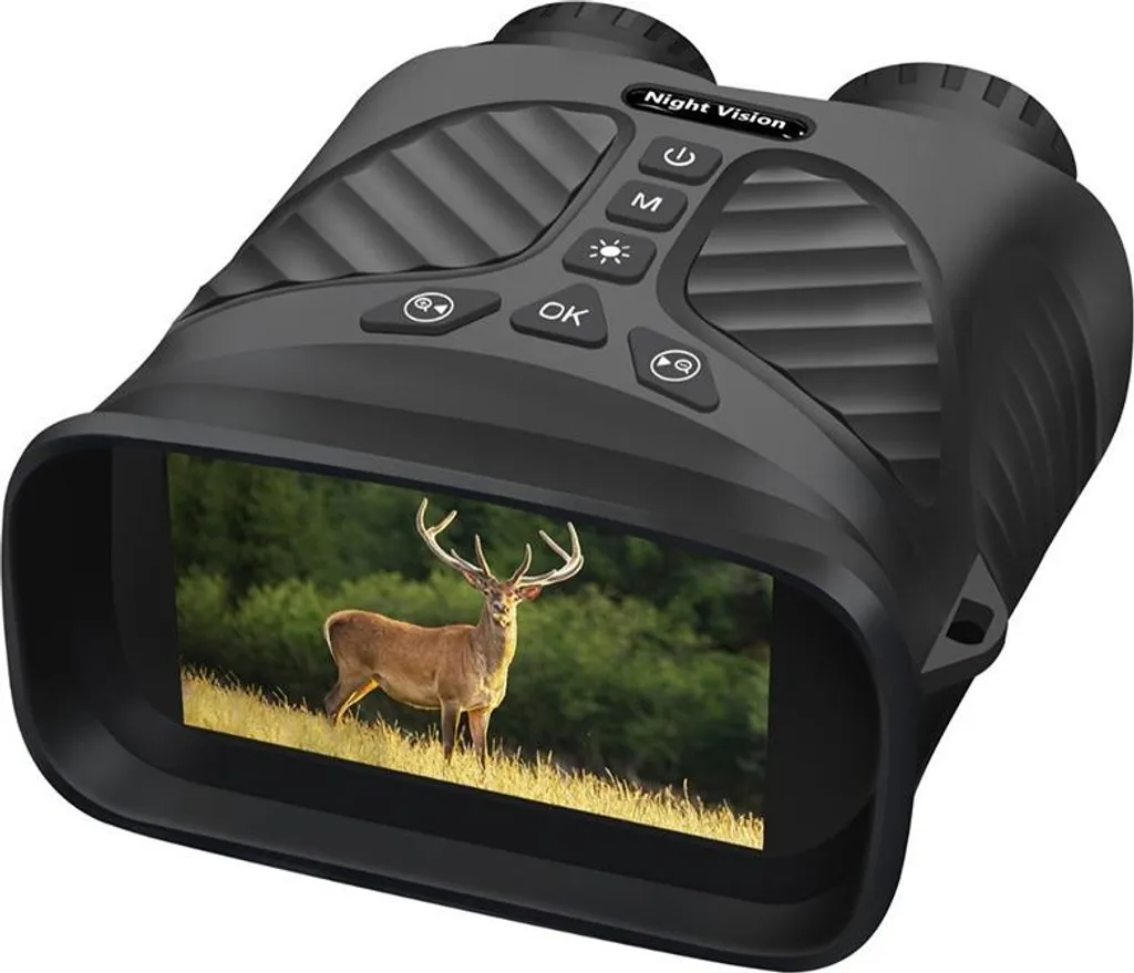 Jumelles Vision Nocturne 2.5K UHD avec Infrarouge IR Zoom 4x Noir INF