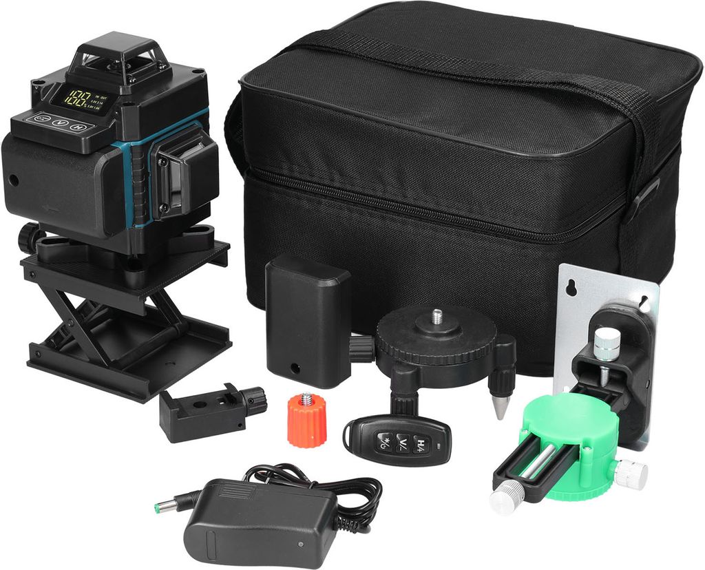 Krížový laser 4D 16 línií 4x360°laserová samonivelačná Obrázok produktu 