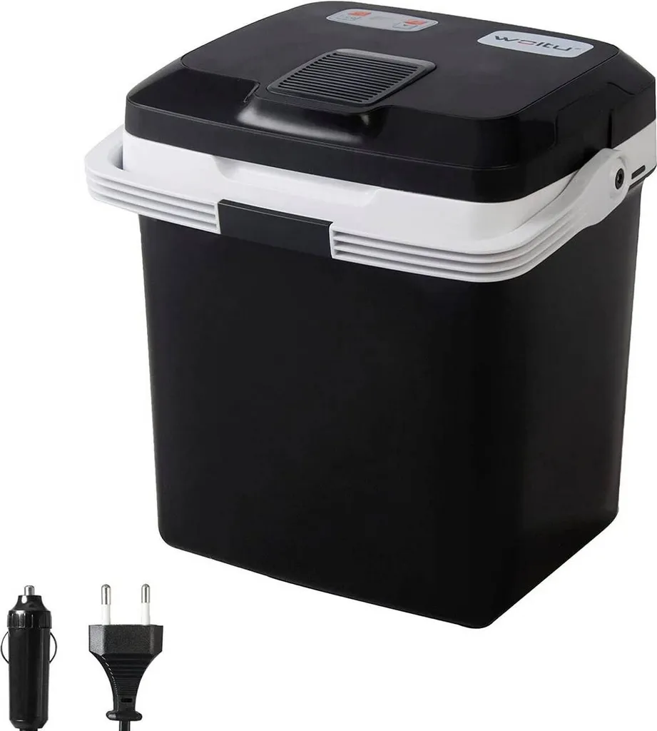 Glacière de Camping 24L Rootz pour Voiture et Voyage - Garde au Chaud 12V