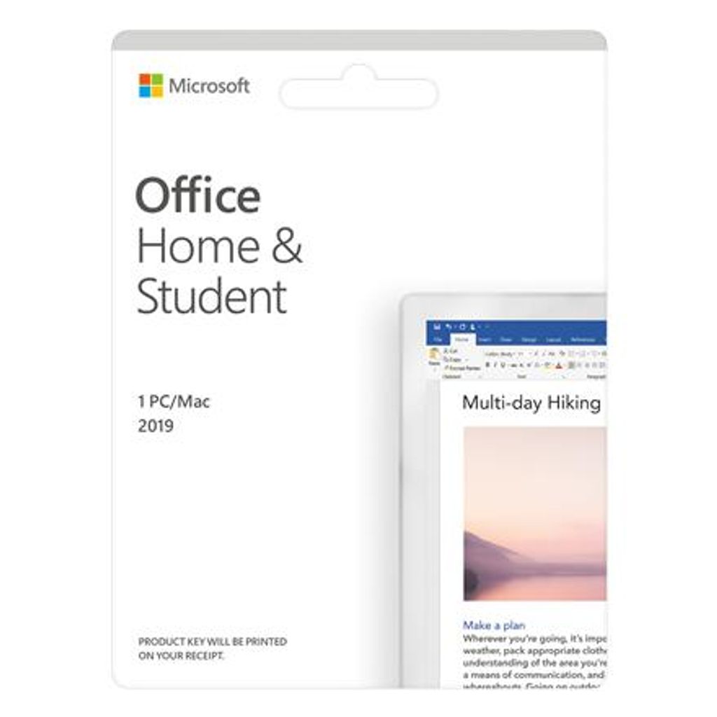 Microsoft Office Home and Student 2019 79G-05149 Einmaliger Kauf, Englisch, Medienlos, P6