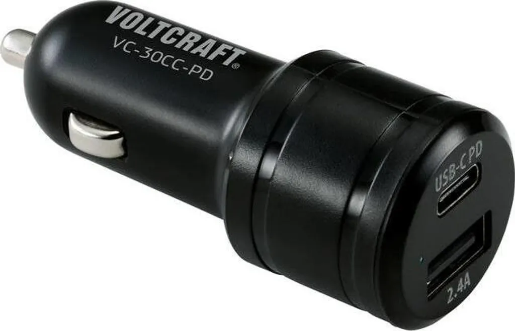 Chargeur Voiture Rapide 30W Voltcraft : Fini les Batteries Vides en Auto