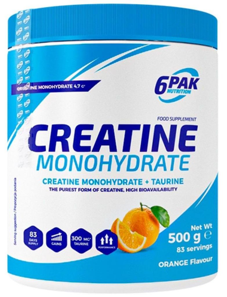 6PAK Nutrition | Creatine Monohydrate Orange Produktbild 