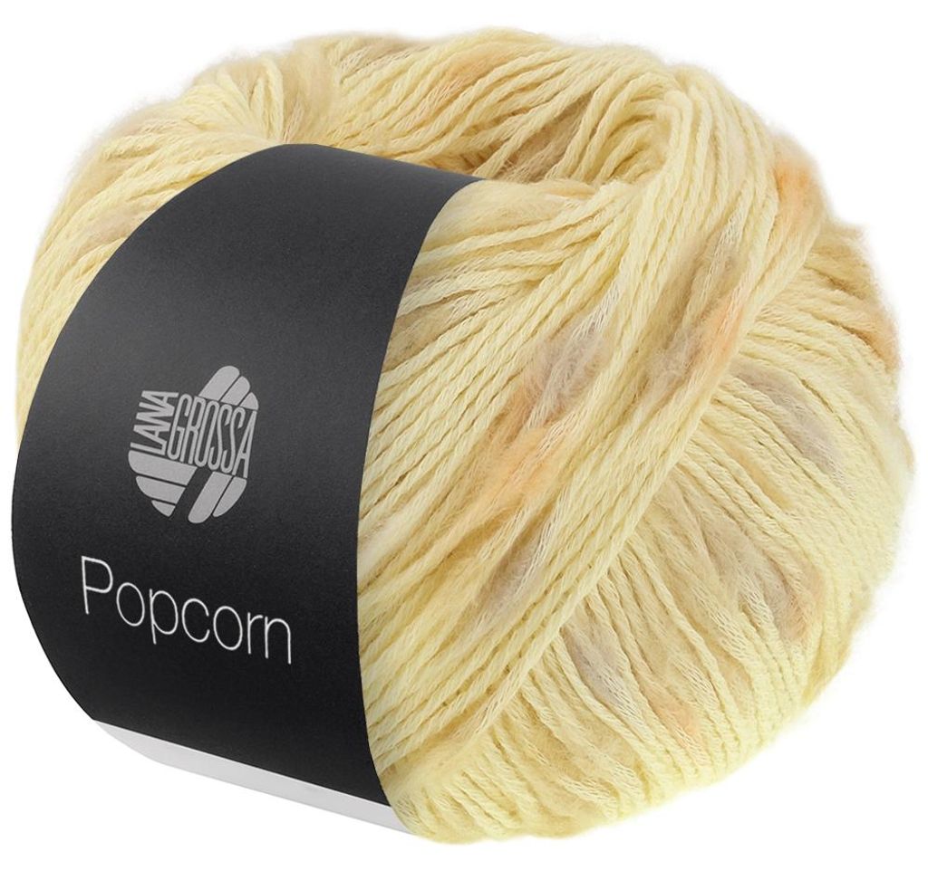 Lana Grossa - Popcorn 0001 vanille beige gelb orange Produktbild 