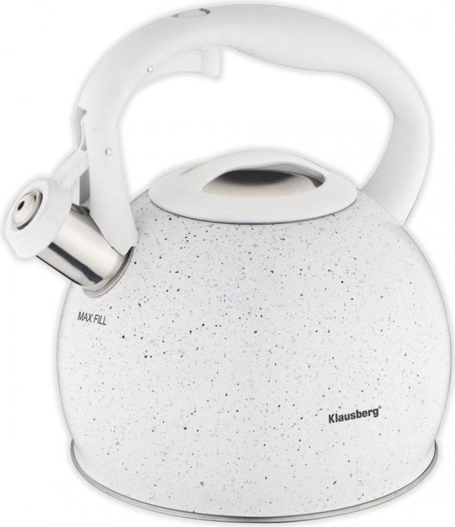 Klausberg Wasserkocher Mit Pfeife 2L Kb-7319 Marmor Produktbild 