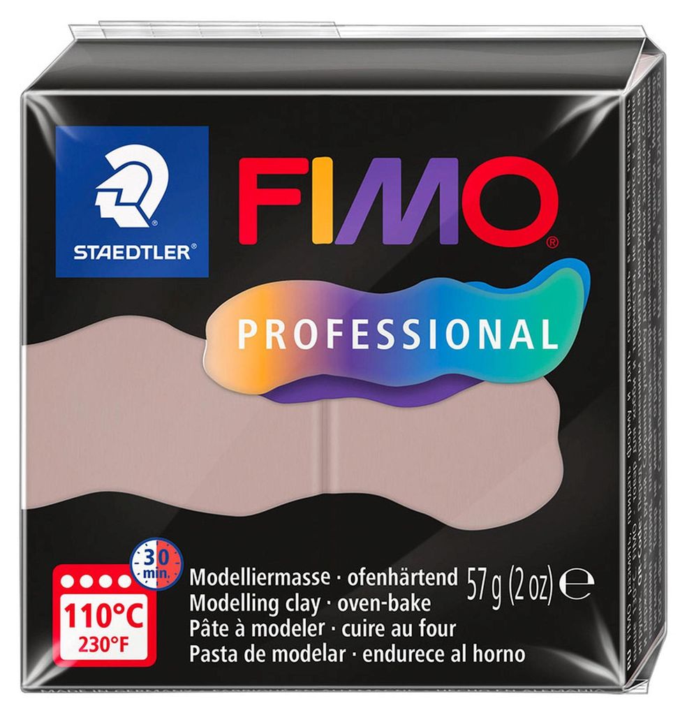 Staedtler FIMO 8040, Modellierton, Graubraun, Erwachsener & Produktbild 