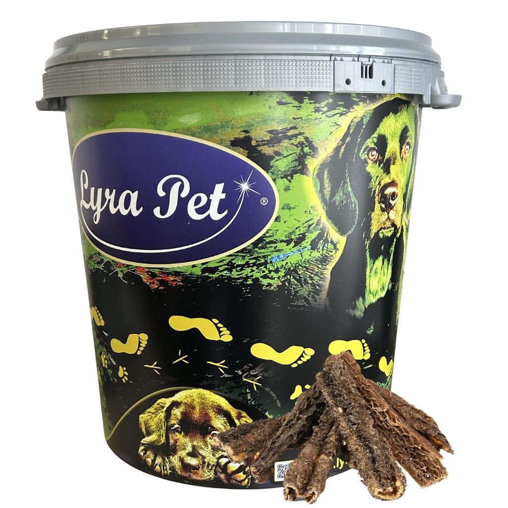 5 kg Lyra Pet® Rinderpansen groß in 30 L Tonne Produktbild 