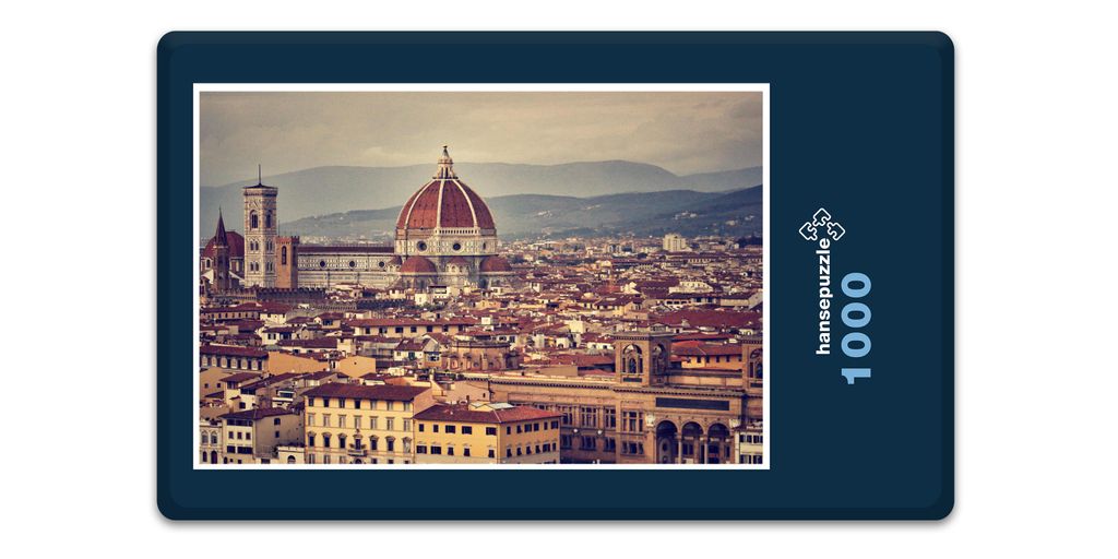 hansepuzzle 16772 - Italien Puzzle, 1000 Teile, Religion, 60,0 x 46,0cm mit hochwertiger Aufbewahrung, Kartonbox und wiederverschließbarem Beutel