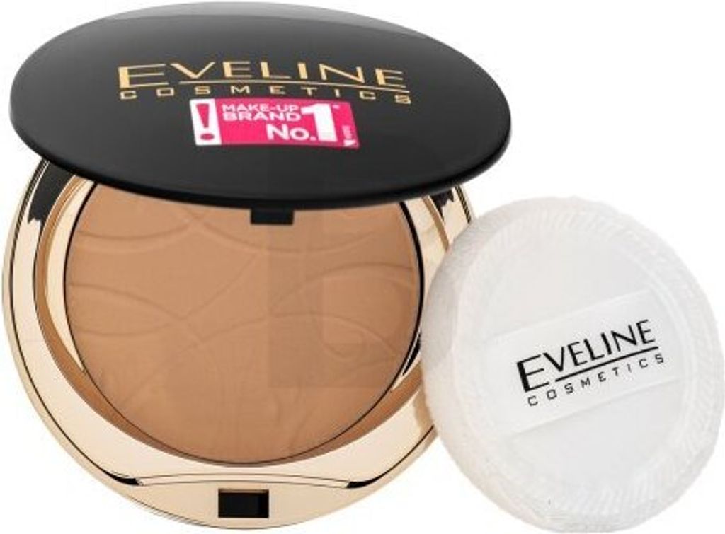 Eveline Celebrity Beauty Mineral Powder Puder für eine einheitliche und aufgehellte Gesichtshaut 20 Transparent 9 g