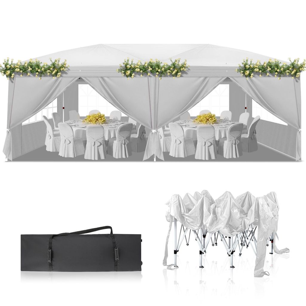 LEADZM Pavillons & Partyzelte 3x6m, Festzelt Faltpavillon Produktbild 