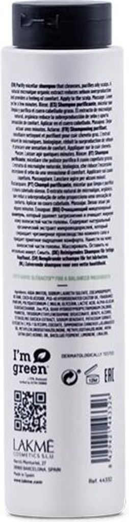 Lakmé Teknia Scalp Care Pure Shampoo Shampoo für fettiges Produktbild 4