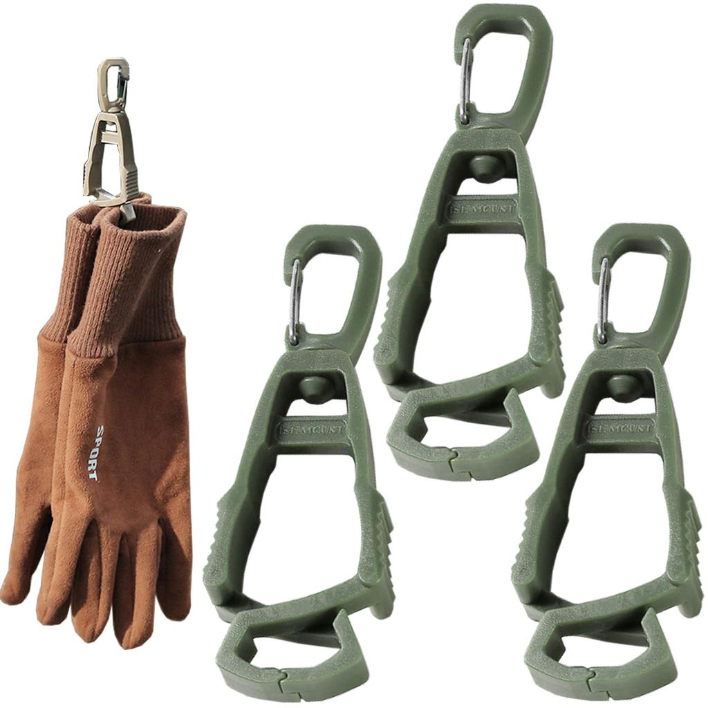 Handschuhclips – um 360° drehbarer Halter und Greifer für Arbeitshandschuhe, sehr robust mit Verlustschutz.