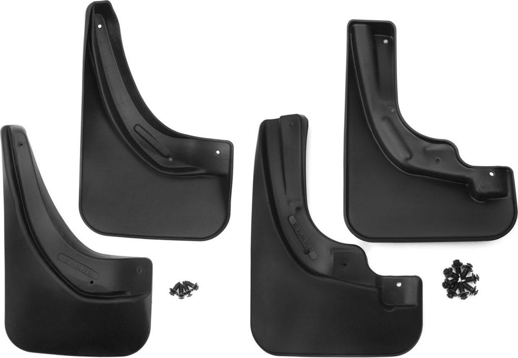 Schmutzfänger Kotflügel für Opel Corsa D 2006-2015 Kunststoff Schwarz 4tlg