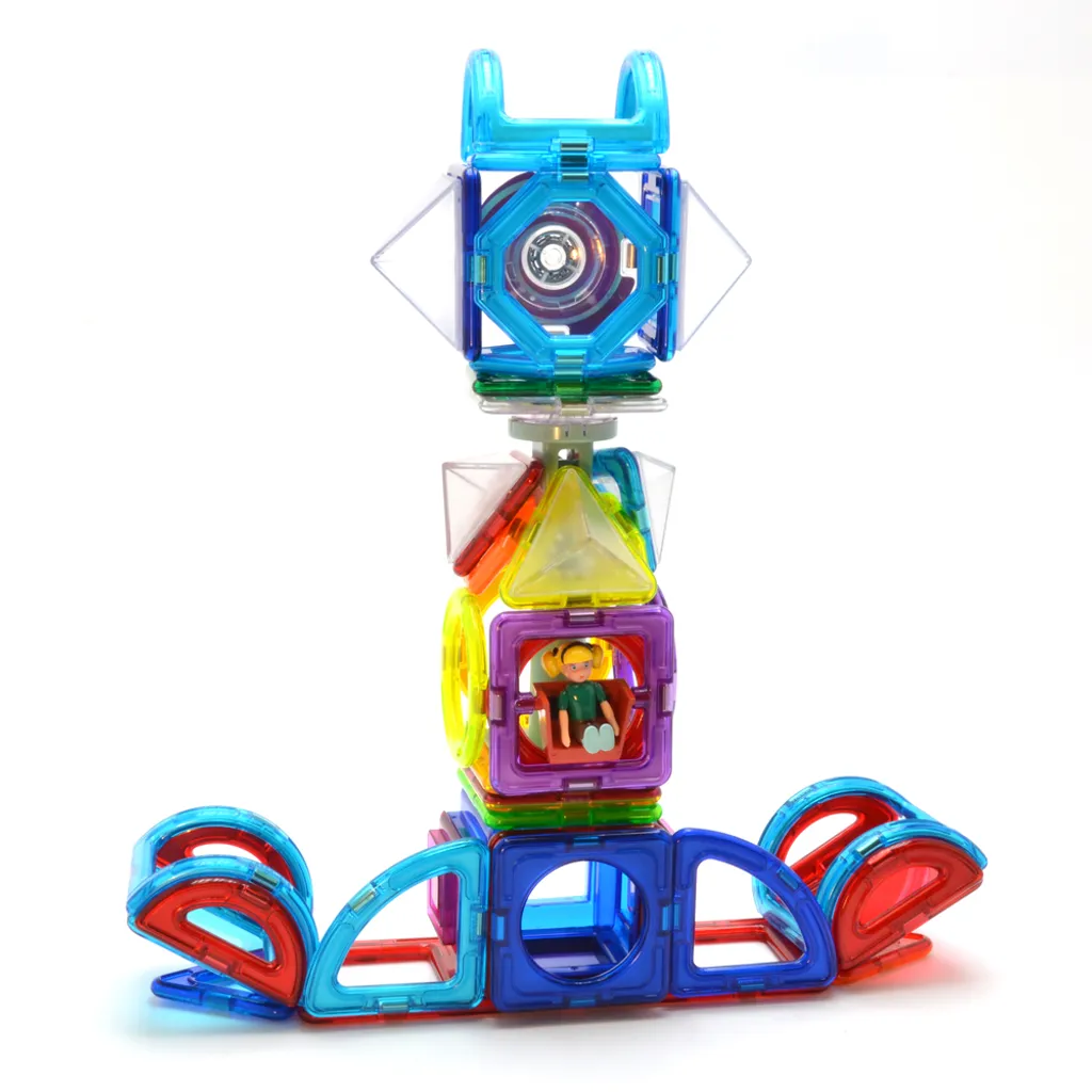 Magformers Emotion Spin 74 pièces : Jeu de construction magnétique expert - 8
