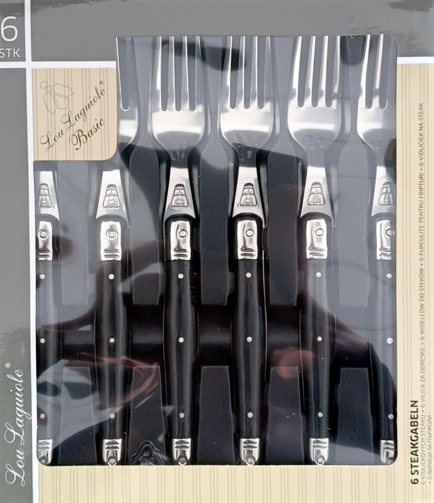 Lou Laguiole  Steakgabeln Set 6 Teilig Produktbild 