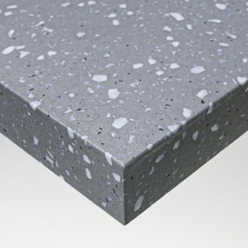 DIMEXACT - DIMEXACT Graue selbstklebende Tapete mit Terrazzo-Effekt in einer Rolle von 122 cm x 2 Meter(n) -122 cm x 2 m - en Rouleau