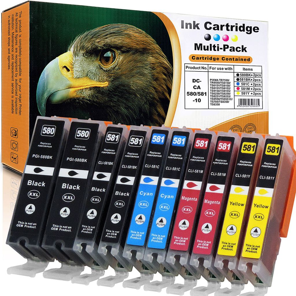 GREENSKY PGI 580 CLI 581 XXL PGI 580XXL CLI 581XXL Compatible ink  cartridges for Canon 580
