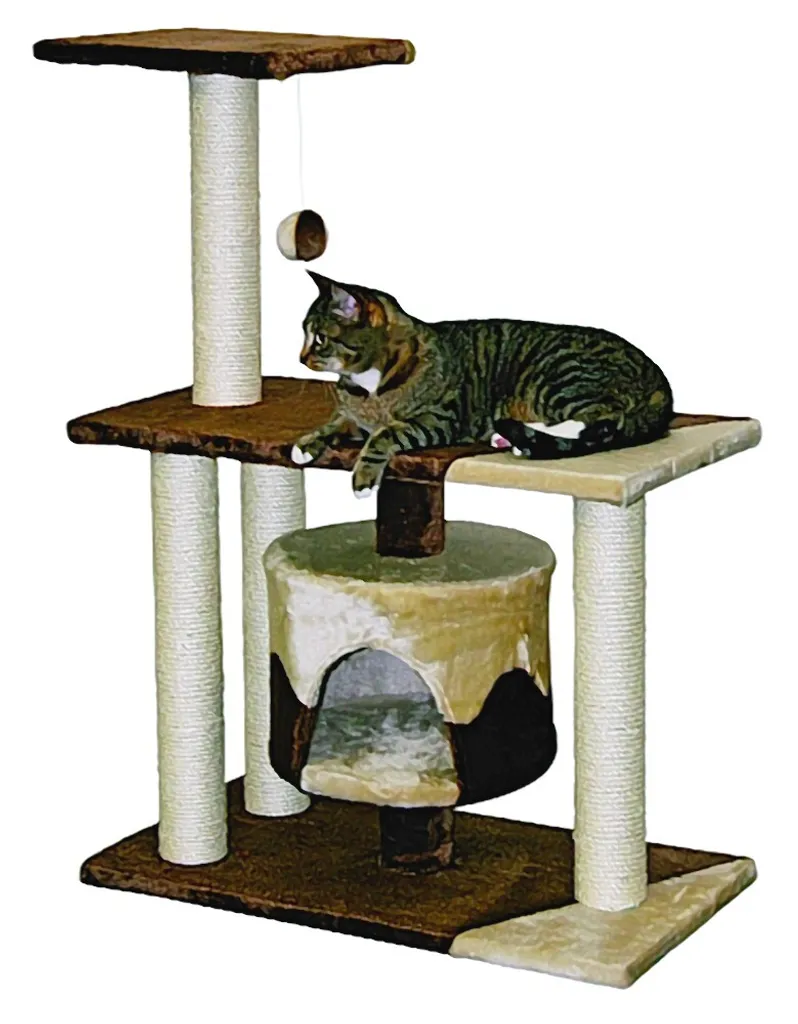 Arbre à chat Jade Pro 96 cm idéal pour appartement et griffes de chat