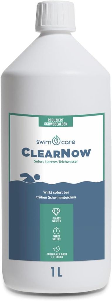 swimcare ClearNow 1L Sofort-Teichklärer gegen Schwebealgen Produktbild 