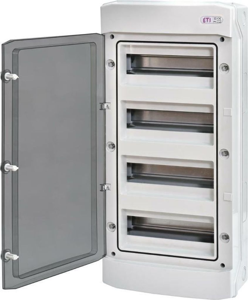ETI Kleinverteiler Aufputz 4-reihig 48 Module IP65 Produktbild 