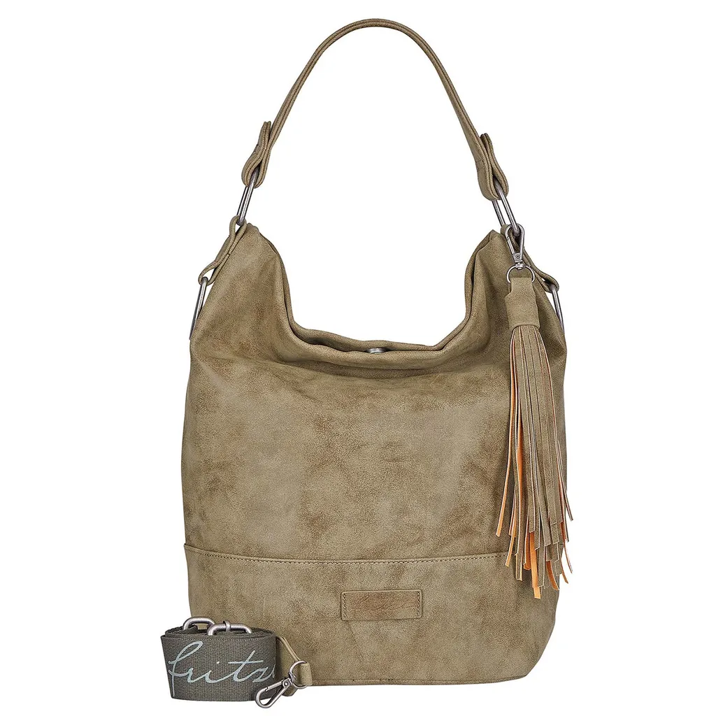 Sac à main Hobo Bag Jungle Fritzi51 Fritzi aus Preußen vert vintage