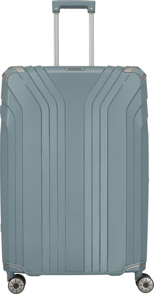 travelite Elvaa 4W Trolley Blue Grey blaugrau 78cm Produktbild 