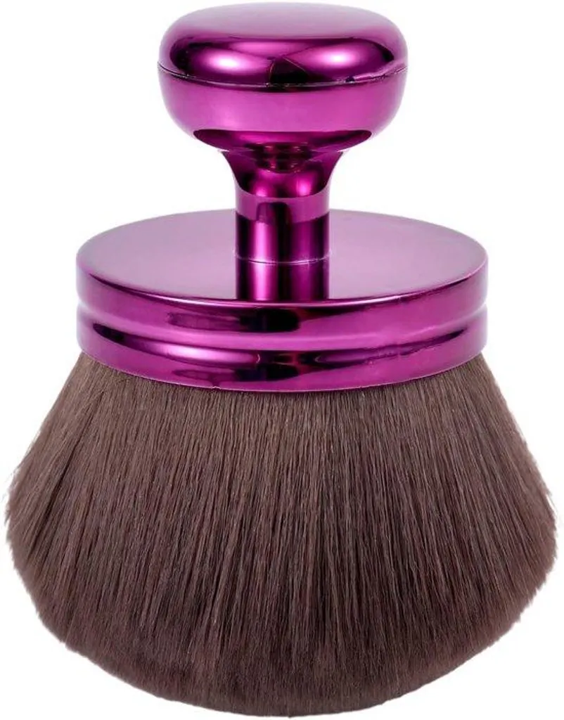 Grand kit pinceaux bronzage dos violet à poils doux haute densité 20cm
