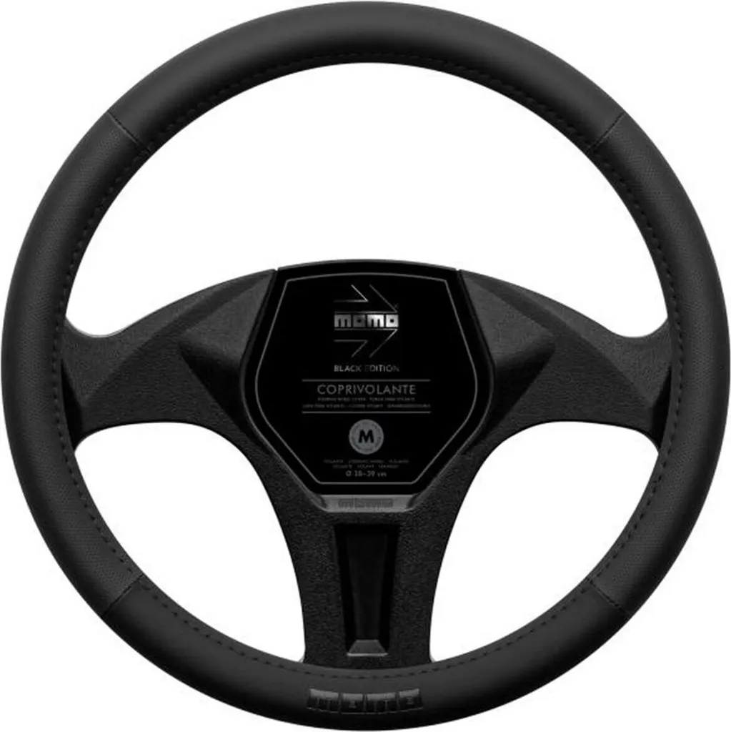 Coprivolante Universale MOMO Nero Soft-Touch Ø 38-39 cm