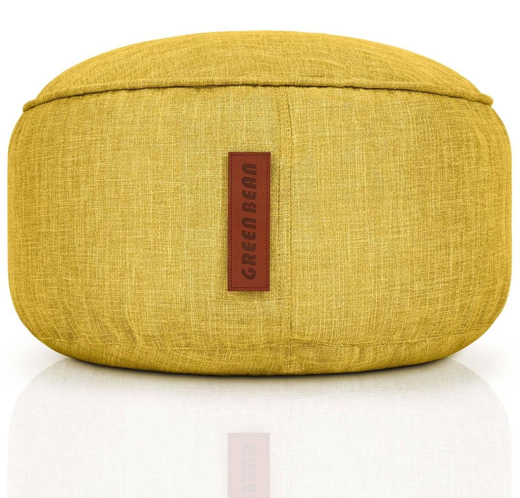 Green Bean® Sitzhocker "Home Linen" 45x25cm mit EPS Perlen Produktbild 