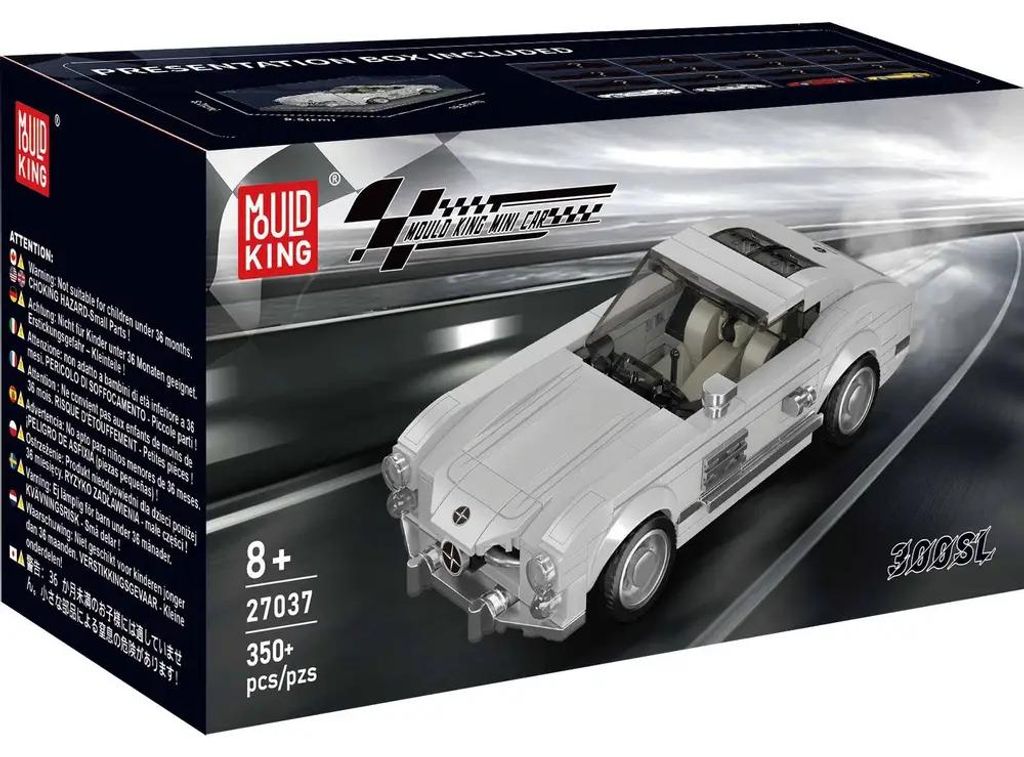 Mould King 27037 300SL Sportwagen inkl. Showcase Produktbild 