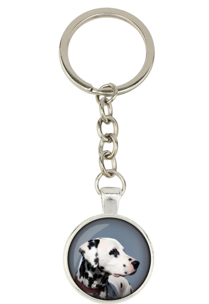 Ricordo Dalmata: Portachiavi Art-Dog con Foto, un Legame Infinito