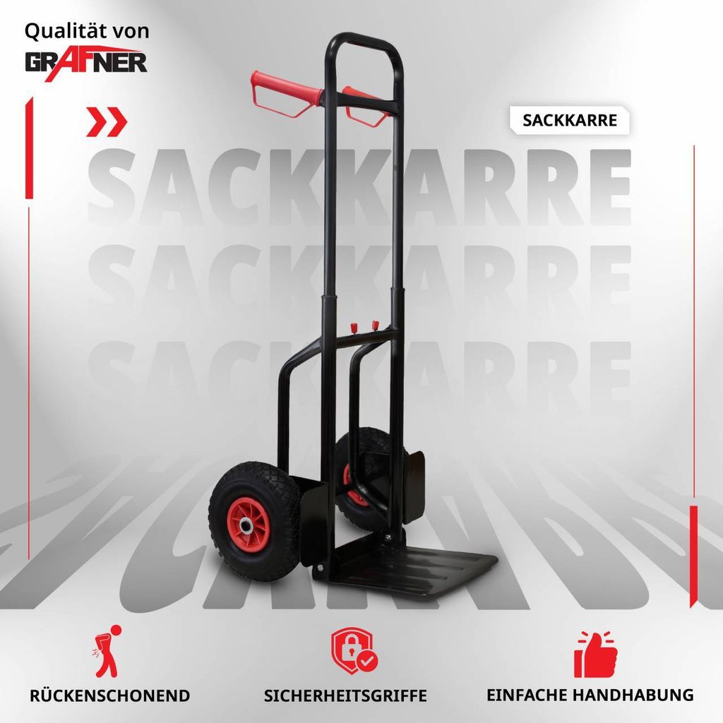 Grafner Sackkarre klappbar und ausziehbar, Belastbarkeit Produktbild 2