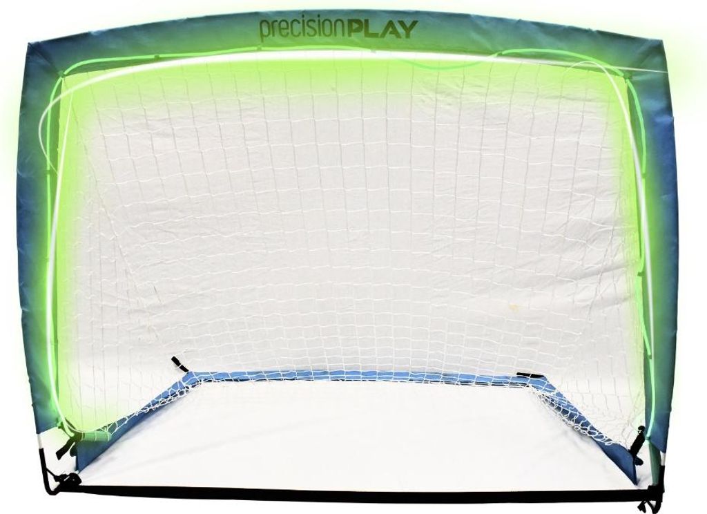 PrecisionPLAY Fußballtor Light Up Pop-up 122x92x92cm LED Streifen