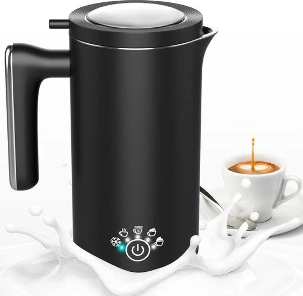 Machine à mousse de lait 5-en-1 pour chocolat chaud et latte maison