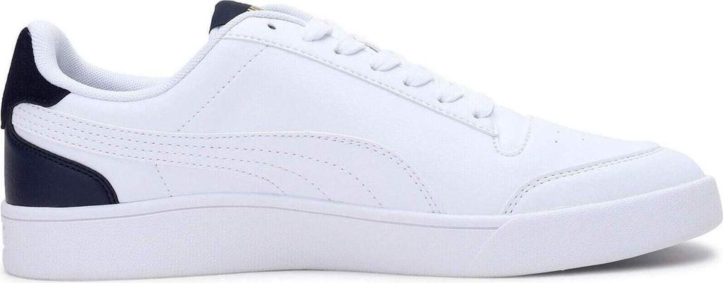 Puma Shuffle Sneakers Uni weiß navy gold Gr 38
