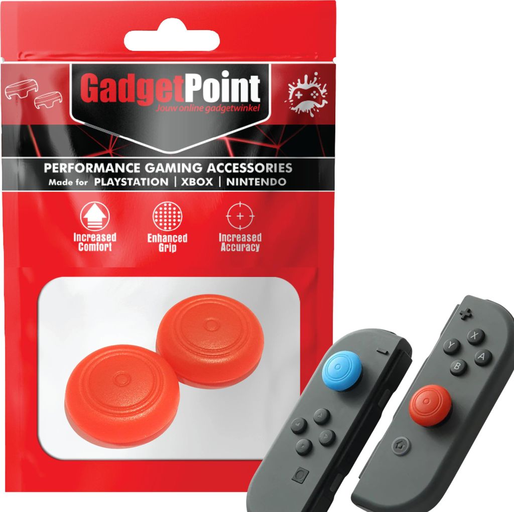 Thumbgrips - Thumb Grips voor Nintendo Switch Joy-Con Controllers - Gaming Thumbgrips - Performance Anti-Slip Thumbsticks - Bescherming Accessoires...
