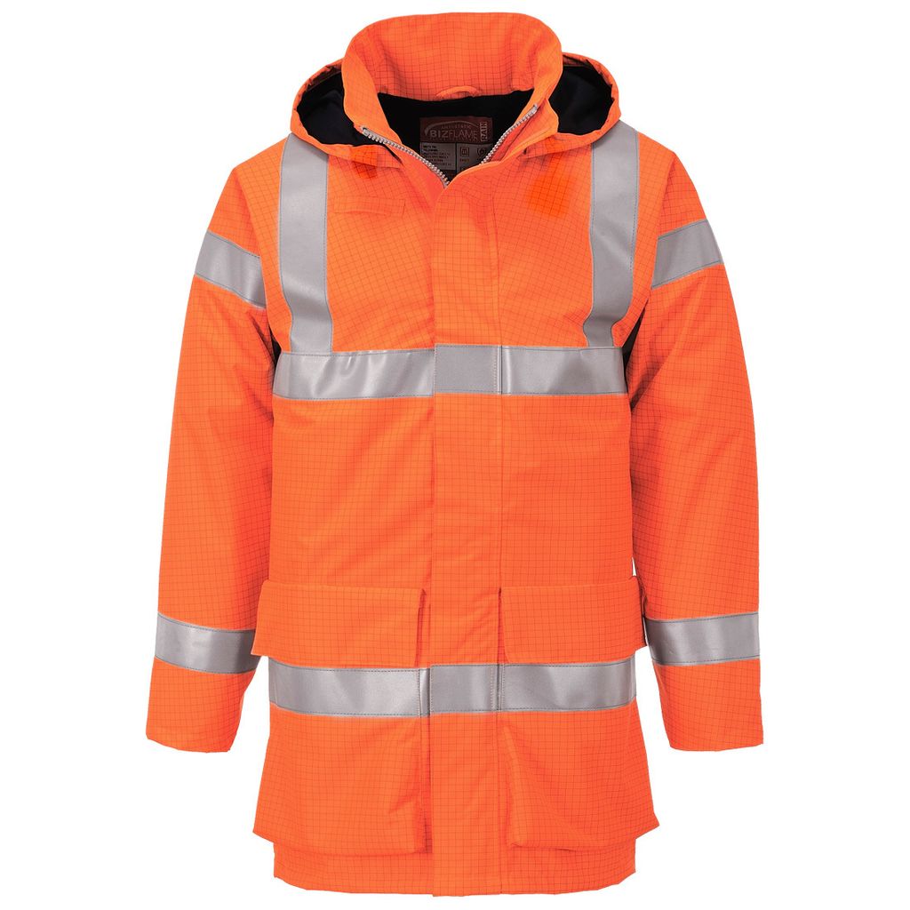 Portwest S774 Wasserdichte leichte Multisafe - Warnschutzjacke Orange Gr. XXL