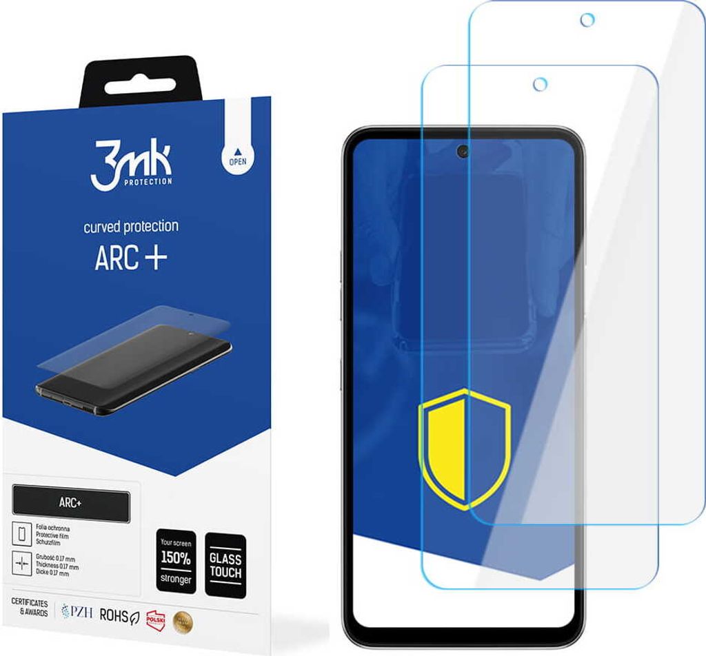 3mk Display Schutzfolie ARC+ für LG K62+ 0,17mm Self-Heal (2 Stück)