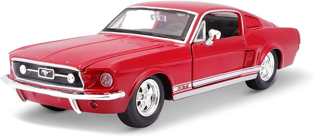 Maisto 31260 - Modellauto - Ford Mustang GT '67 (rot, Produktbild 
