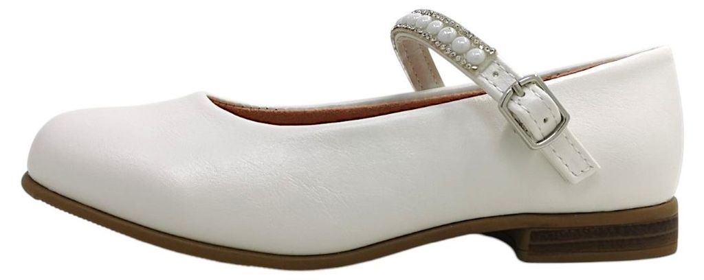 Jane Klain Kinderschuhe Mädchen Ballerina Weiß Freizeit, Schuhgröße:31 EU