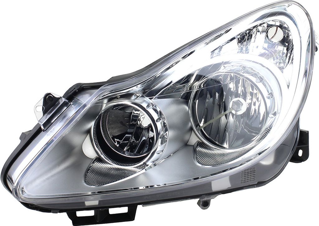 Johns, Scheinwerfer Halogen Front passend für Opel Corsa D 07/2006 -12/2010 H7 H1 Links 1216189 93189357