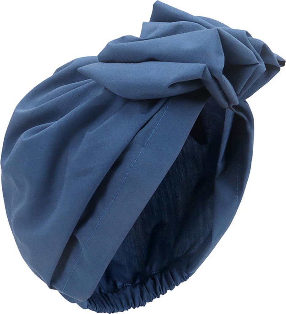 Turbanhut im Retro-Stil im französischen Stil mit Blumendekor, Damenhut, einfarbig, atmungsaktiv, winddicht, Kopfbedeckung für den Alltag