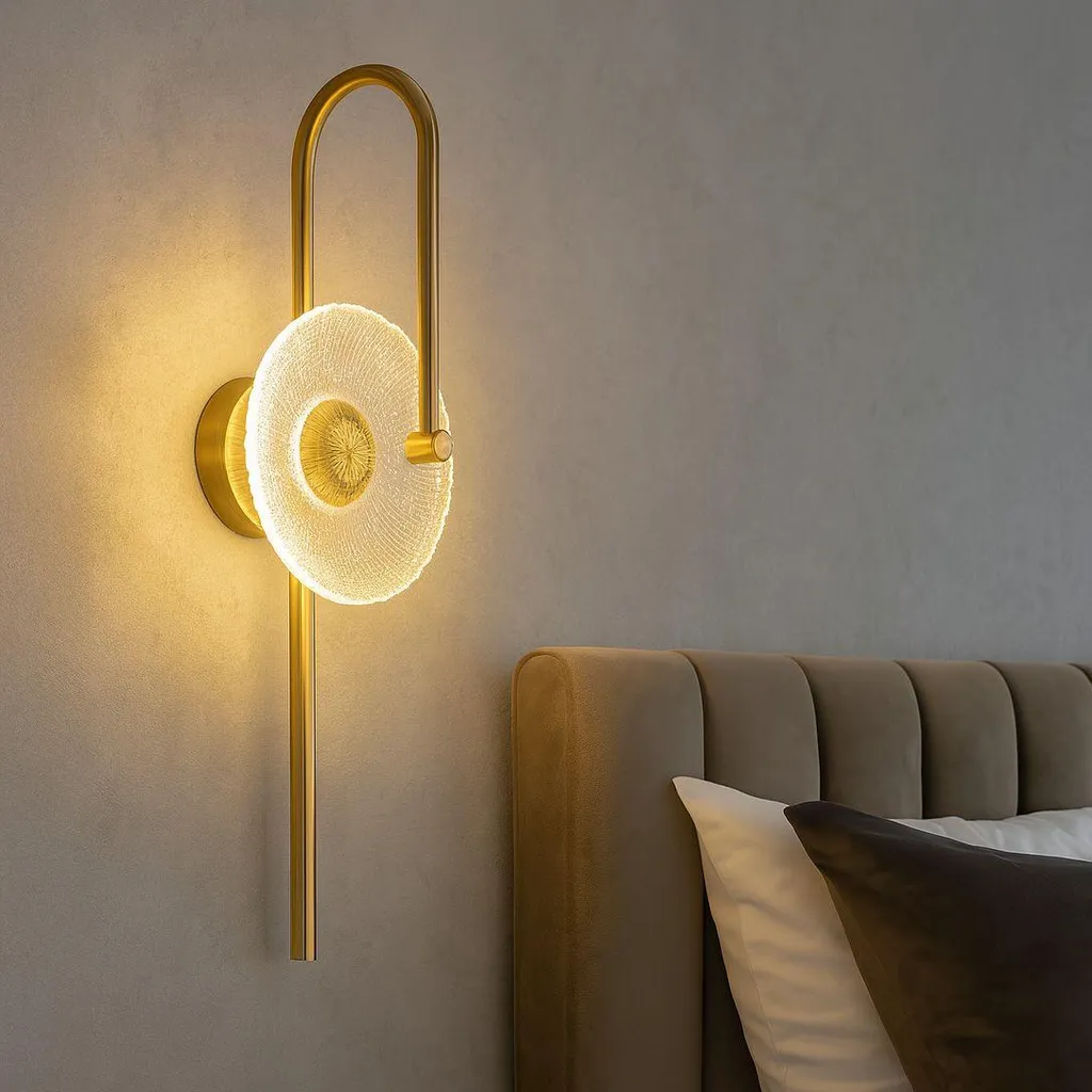 Lampe Murale Dorée Toolight LHJ072-W - Éclairage Intérieur Or Brossé