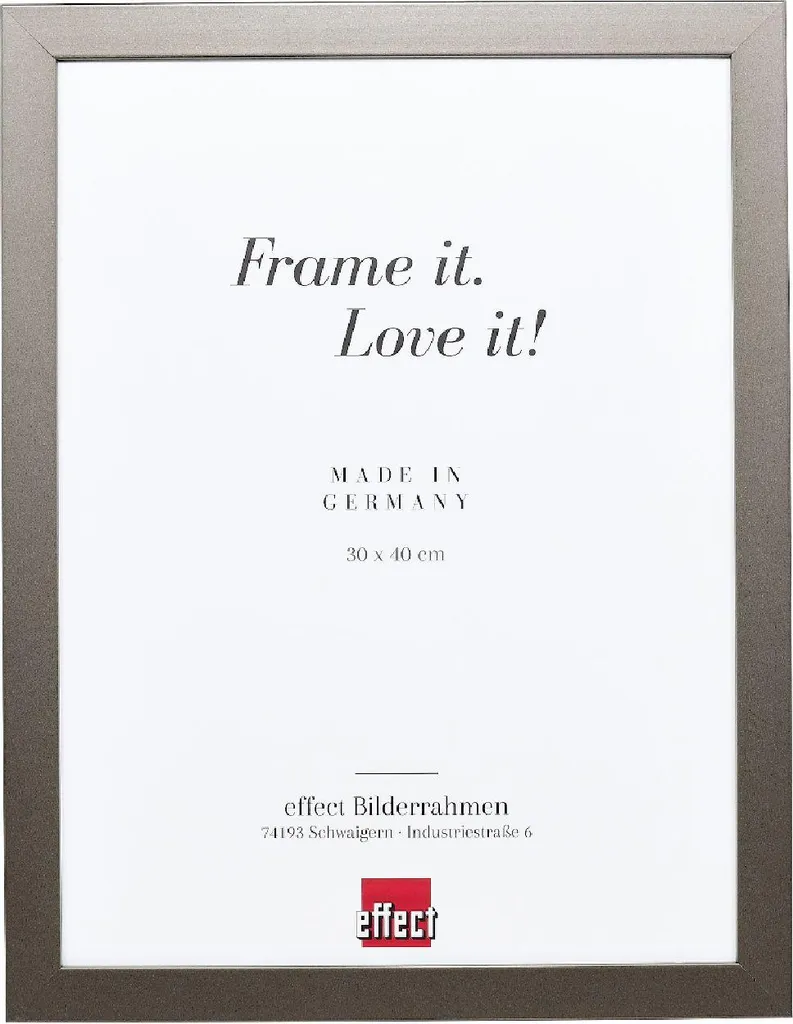 Cornice Tecnica 40x50 in Legno Top Pro Platin | Specifiche per Galleria