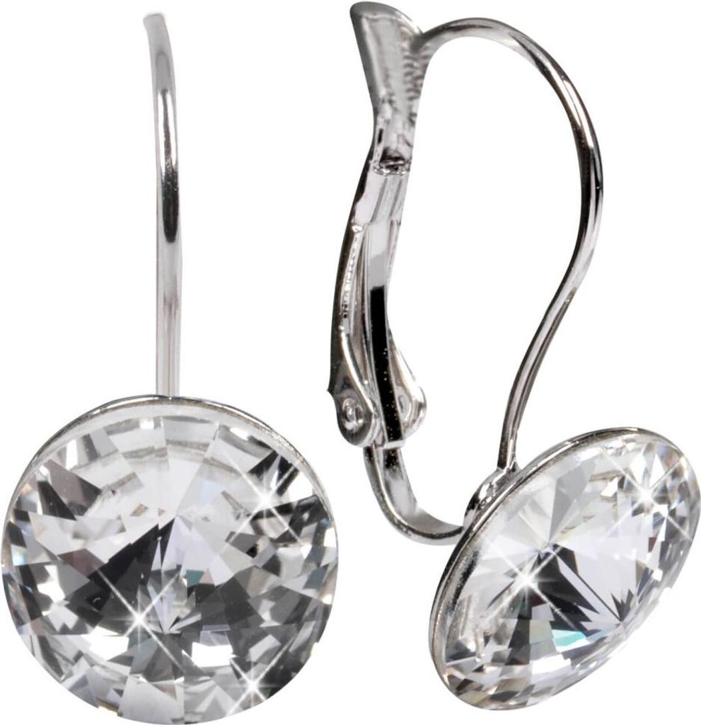 Elegant Rivoli Crystal earrings