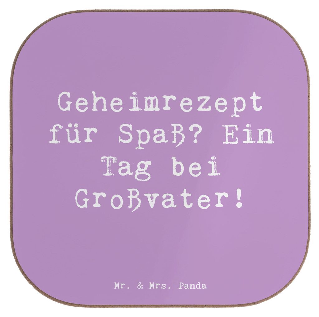 Mr. & Mrs. Panda Untersetzer Tasse Spruch Tag bei Großvater Produktbild 