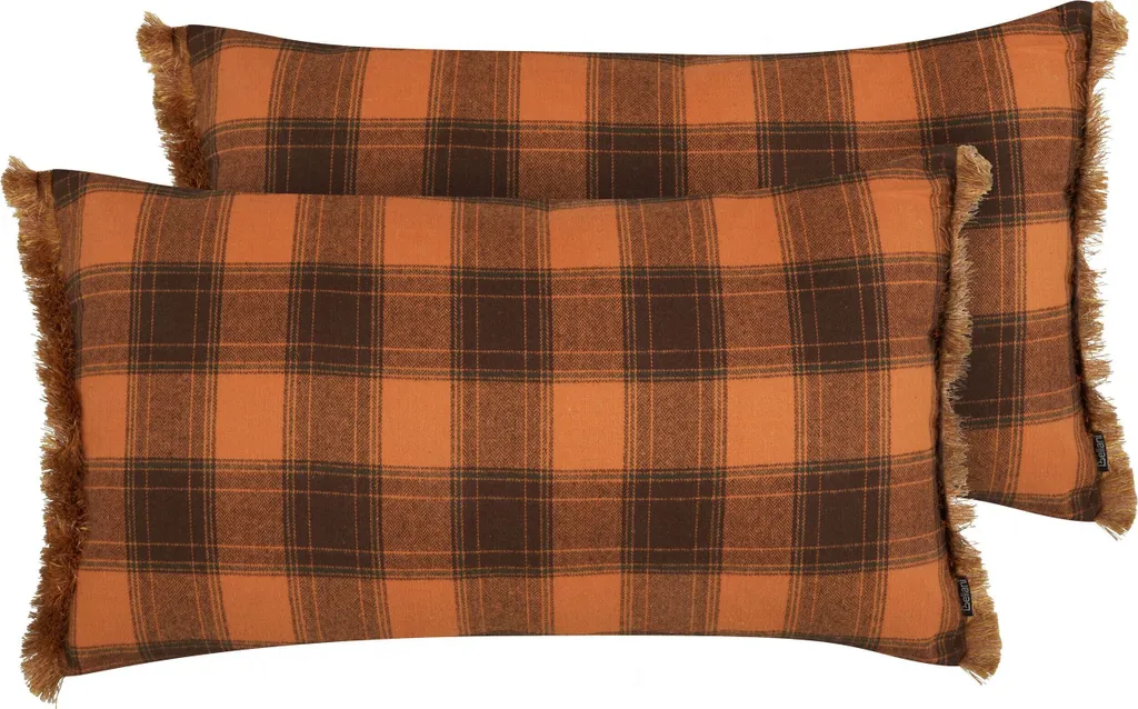 Oreillers Barja Lumarko Orange en Polyester : Souplesse et Durabilité