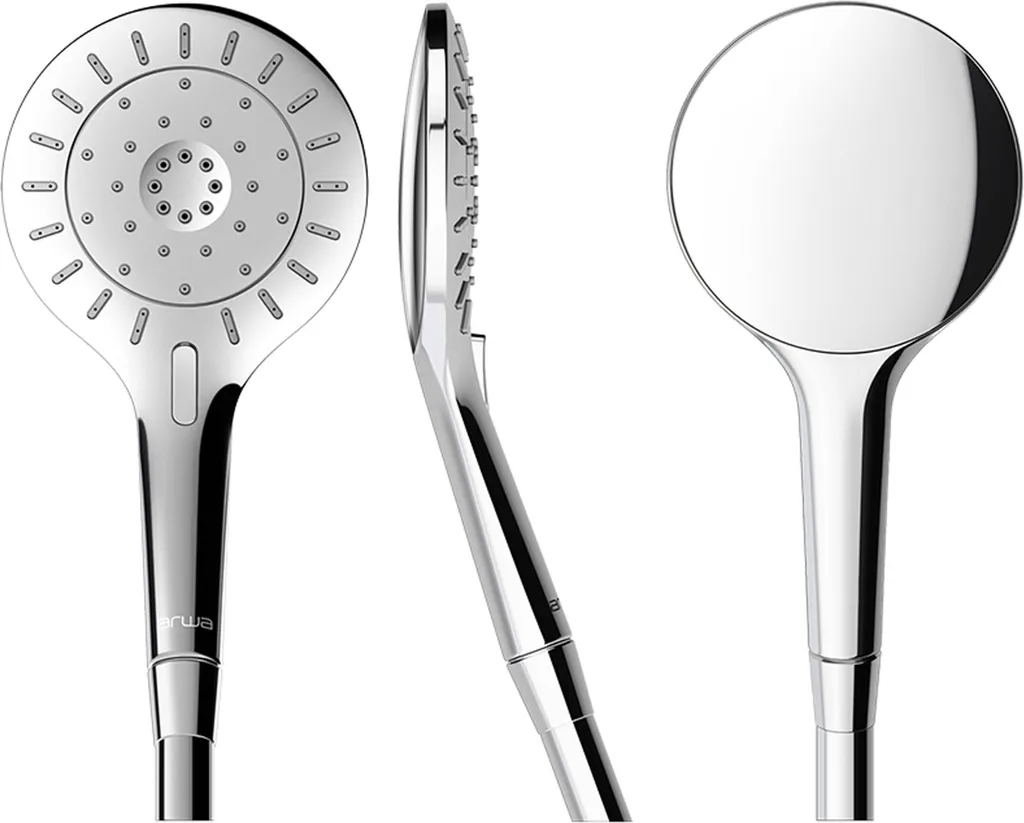 LAUFEN MyTwin120 Douchette à main, RubiClean, 3 jets, EcoChoice, diamètre 120mm, 100000, HF939029100000, HF939029100000