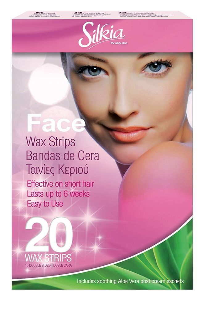 Silkia Facial Wax Strips - 10 Strips