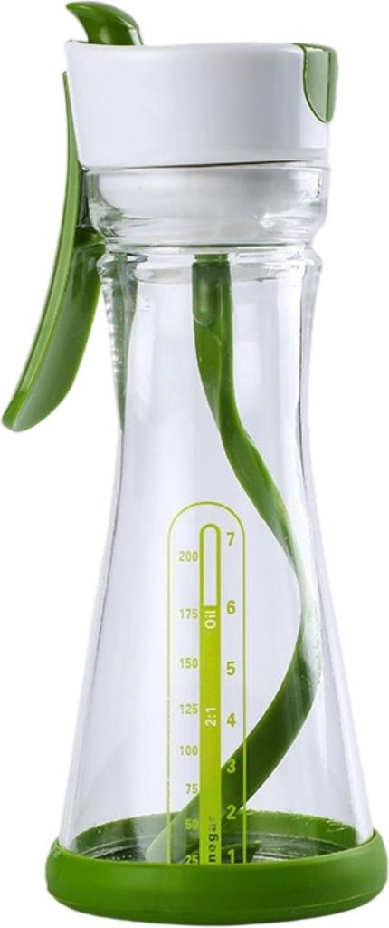 101–200 ml manueller Salatdressing-Mixer aus Glas, Mini-Dressing-Shaker für Marinaden